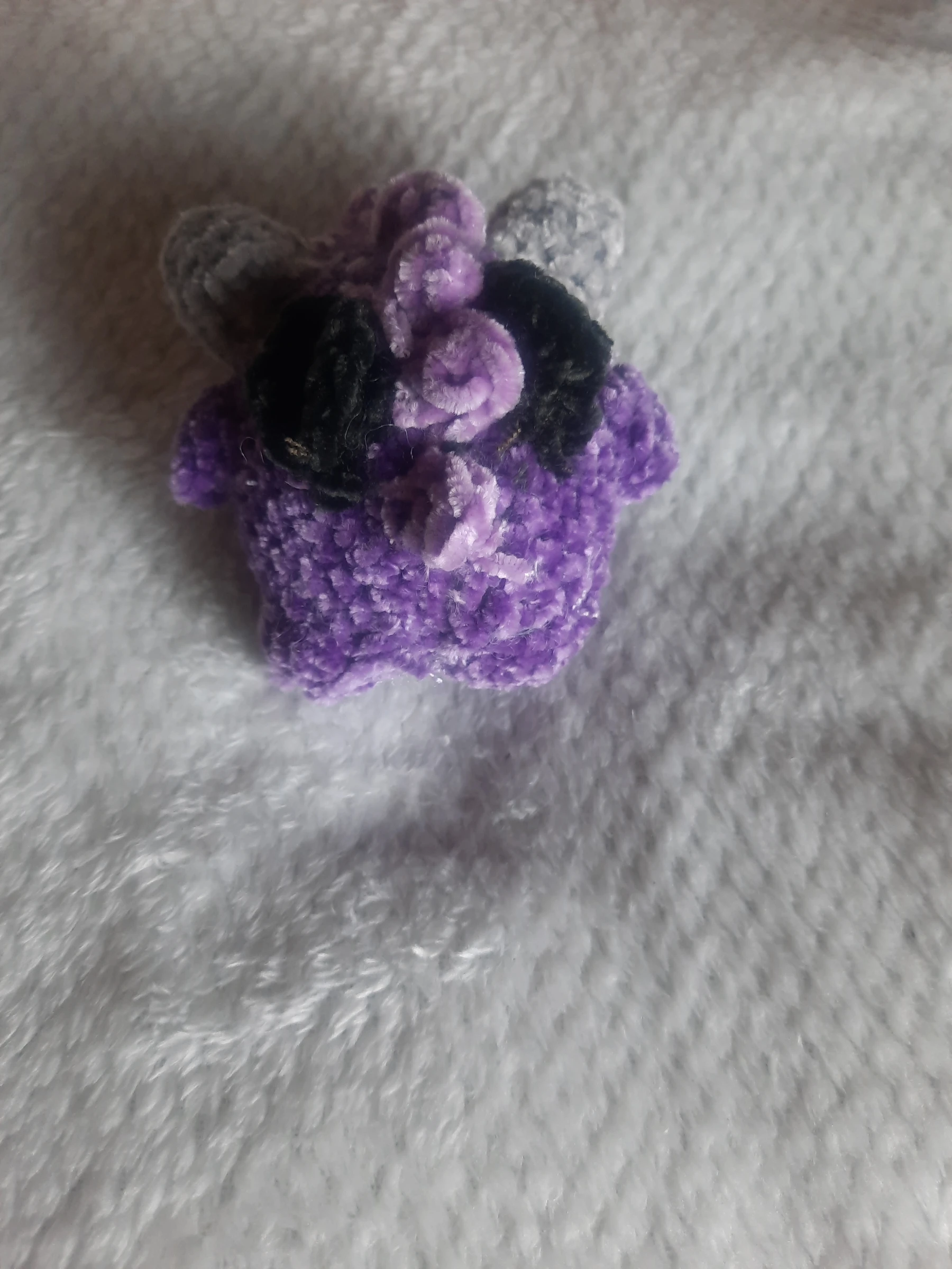 Dragón Amatista 🐉💜 – Peluche artesanal de ganchillo hecho a mano – photo 5